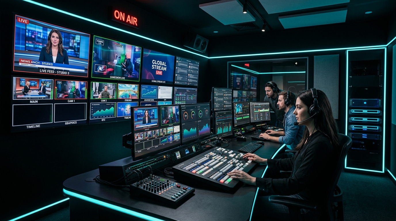 Mobile-to-TV Live Broadcasting